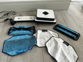 Robot Braava y Robot Roomba.