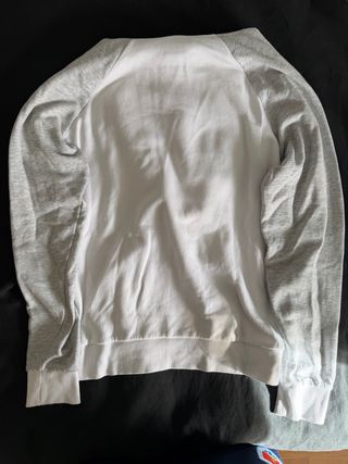 Sudadera Jack & Jones blanca y gris