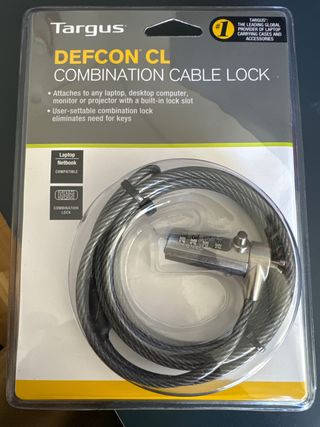 Candado Cable Combinación Targus NUEVO