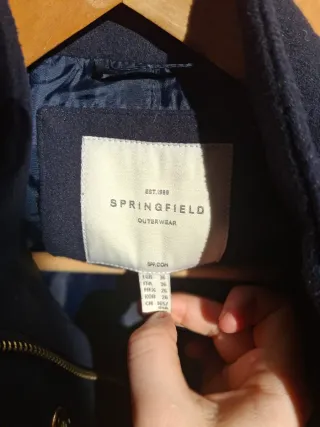 Abrigo Springfield Azul Talla S