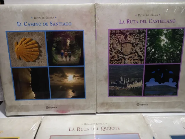 5 libros rutas de España planeta precintados