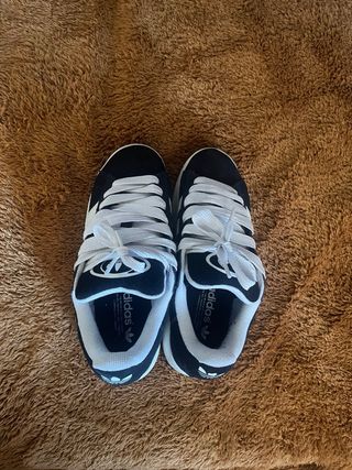 Adidas Campus Zapatillas Negras Blancas