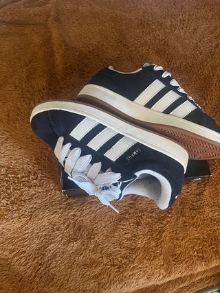 Adidas Campus Zapatillas Negras Blancas