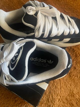 Adidas Campus Zapatillas Negras Blancas