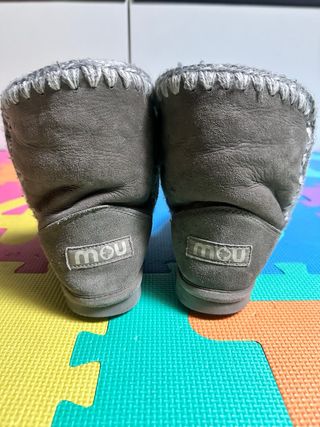 Botas Mou grises talla 35