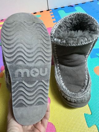 Botas Mou grises talla 35