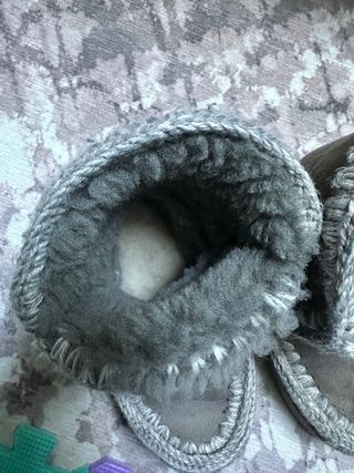 Botas Mou grises talla 35