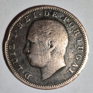 Portogallo, 20 reis in bronzo 1882.Condizione SPL.