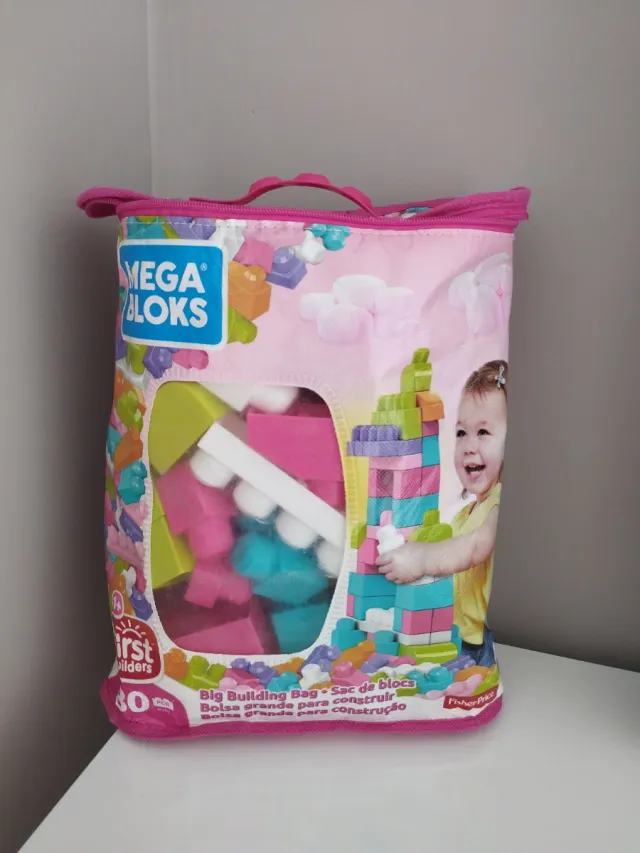 Mega Bloks Bolsa Grande Construcción 80 Piezas