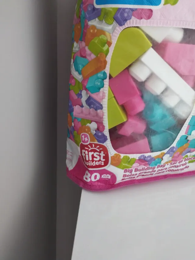 Mega Bloks Bolsa Grande Construcción 80 Piezas