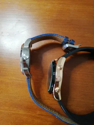 Reloj Maserati Azul y Plateado y otro negro y oro