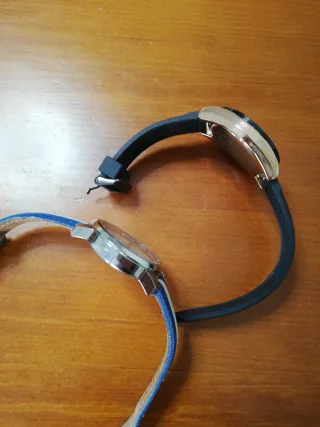 Reloj Maserati Azul y Plateado y otro negro y oro