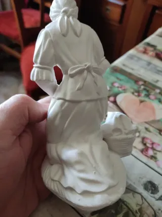 3 figuras lavanderas escayola