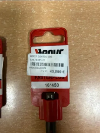 Lote Brocas SDS Plus y cincel