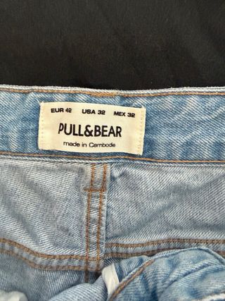 Pull&Bear Vaqueros Rotos Hombre talla 42