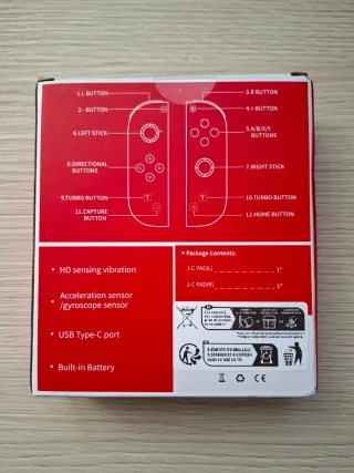 Mandos JoyCon Nintendo Switch