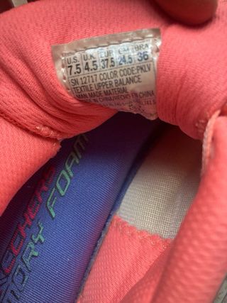 Skechers Talla 37.5 Rosa y Azul