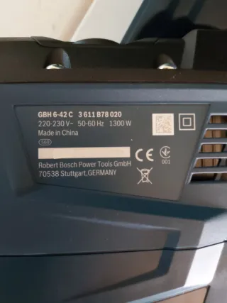 BOSCH MARTILLO PERFORADOR SDS MAX GBH 6-42 C