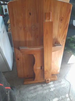 Mesa rústica madera 120x75