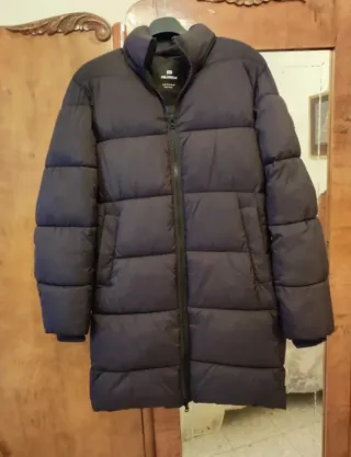 Abrigo acolchado Pull&Bear largo hombre