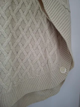 Poncho Beige, de Tiffosi, talla S