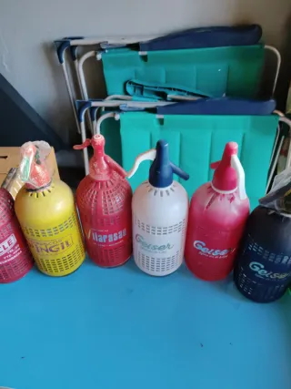 Caja de sifones vintage