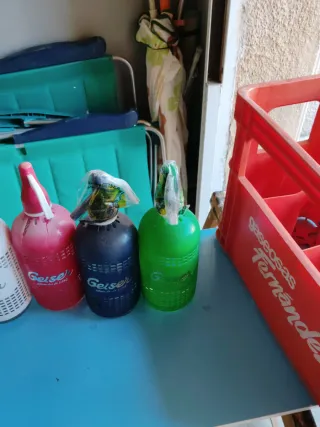 Caja de sifones vintage