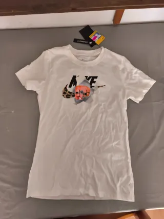 Camiseta Nike Blanca Mujer