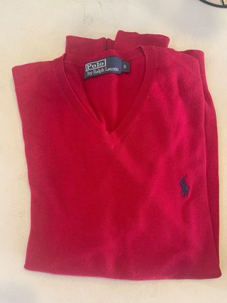Jersey Polo Ralph Lauren Rojo Talla S
