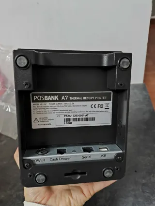 Impresora de Tickets POSBANK Negra