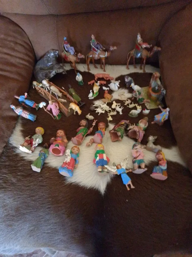 Figure di Betlemme Antico Presepe Re Magi Anima