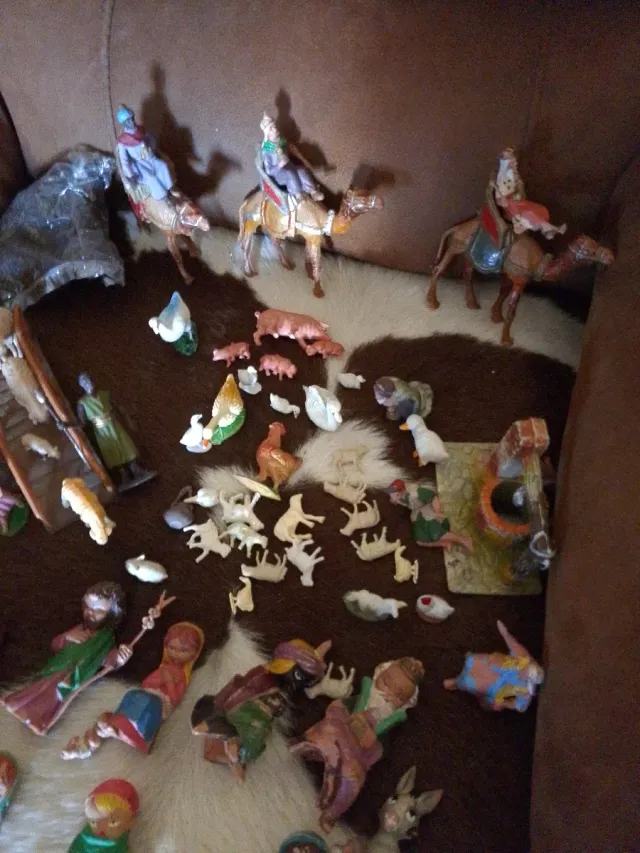 Figure di Betlemme Antico Presepe Re Magi Anima