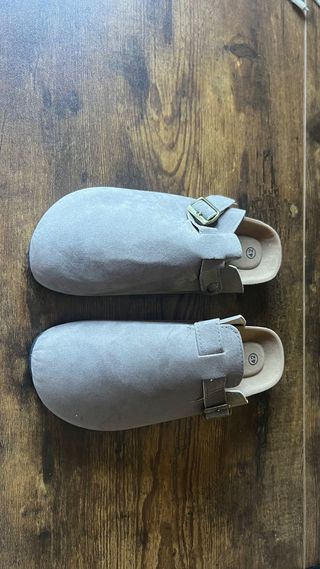 Zuecos Marrones Estilo Birkenstock Talla 42