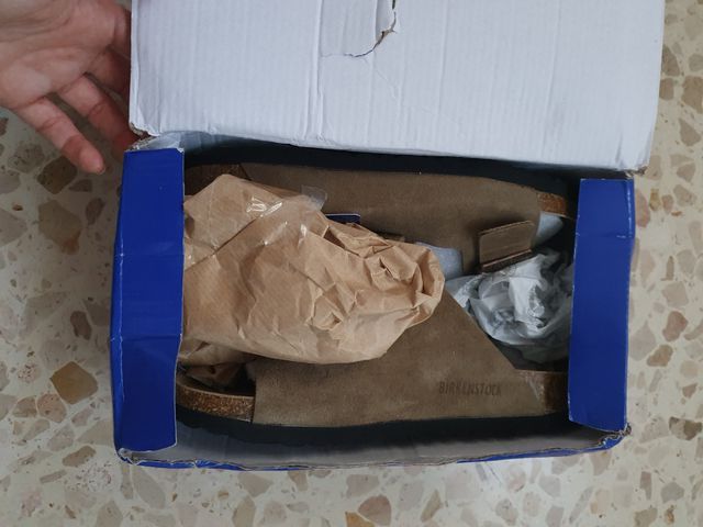 Sandalias Birkenstock Talla 40 Verde/Gris