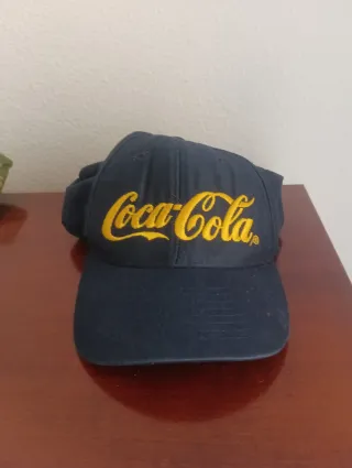 Gorra Coca Cola Azul y Amarilla