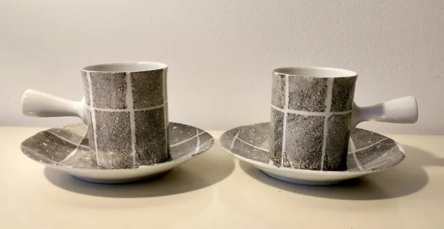 Tazas y platos vintage CASTRO