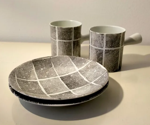 Tazas y platos vintage CASTRO