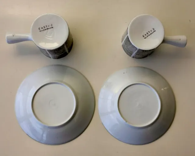 Tazas y platos vintage CASTRO