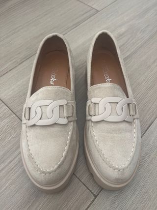 Mocasines Risska Beige