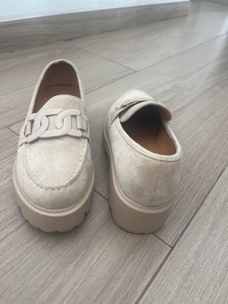 Mocasines Risska Beige
