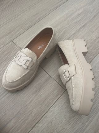 Mocasines Risska Beige