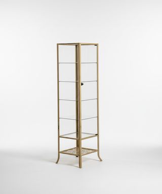 Vitrina alta de hierro