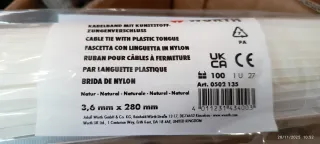 10 pacchi Fascette Würth 3,6 x 280 mm