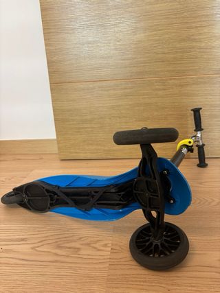 Monopatín infantil 3 ruedas azul