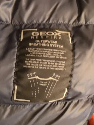 Chaqueta Geox acolchada azul marino