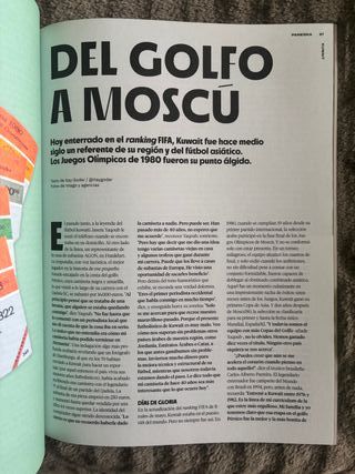 Revista Panenka 109 Fútbol y JJOO