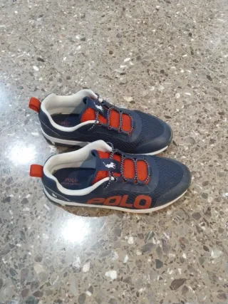 Zapatillas Polo Ralph Lauren niño azul/rojo