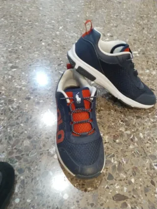 Zapatillas Polo Ralph Lauren niño azul/rojo