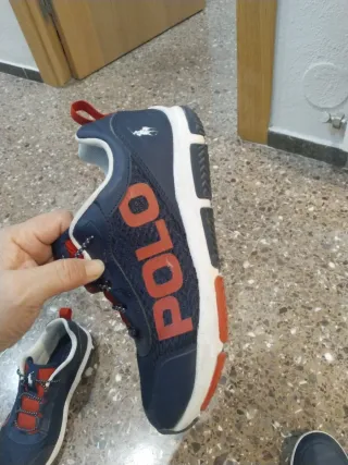 Zapatillas Polo Ralph Lauren niño azul/rojo