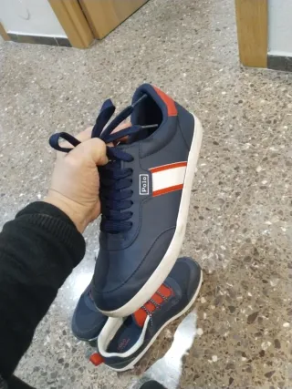 Zapatillas Polo Ralph Lauren niño azul/rojo